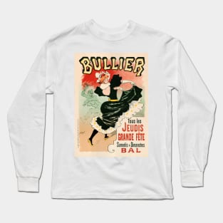 BAL BULLIER 1899 Tous Les Jeudis Grande Fête by Poster Artist Georges Meunier Long Sleeve T-Shirt